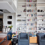 白色现代流行公寓欣赏客厅效果设计