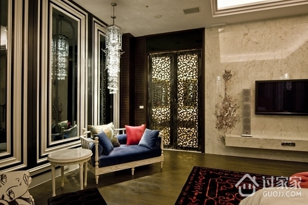 欧式设计装饰住宅效果图欣赏客厅