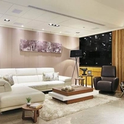 117平简约装饰舒适住宅欣赏客厅设计