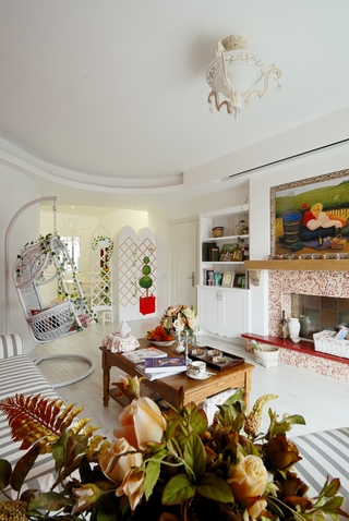 浪漫地中海风格设计客厅设计