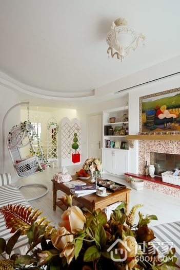 浪漫地中海风格设计客厅设计