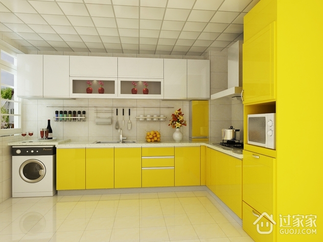 现代淡雅色彩住宅欣赏厨房