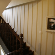 田园别墅设计楼梯间背景墙设计