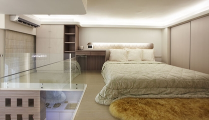60平现代复式住宅欣赏卧室设计