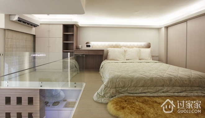 60平现代复式住宅欣赏卧室设计
