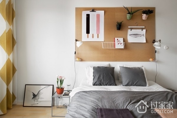 白色简约舒适公寓欣赏卧室设计