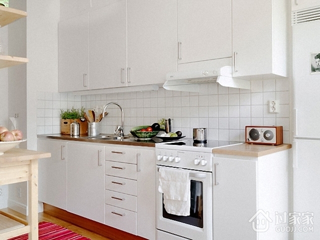 58平亮色住宅欣赏厨房设计