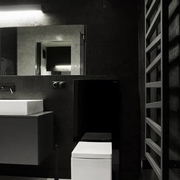 经典黑白现代一居欣赏卫生间设计