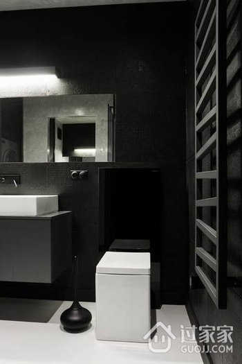 经典黑白现代一居欣赏卫生间设计