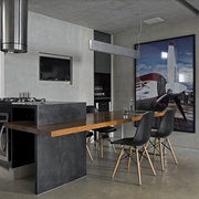 个性现代灰色空间欣赏厨房