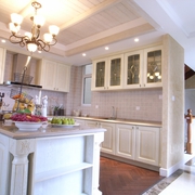 豪华欧式风格别墅厨房图片