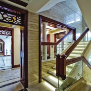 中式风家居设计楼梯