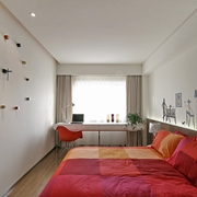 现代风格样板房设计卧室效果图