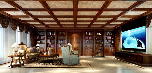 奢华欧式古典效果图欣赏客厅设计
