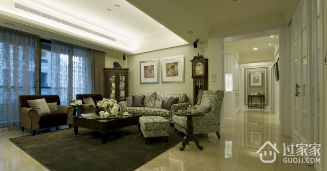 舒适与动感美式住宅欣赏客厅设计