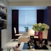 客厅窗帘装饰效果图 时尚现代家居
