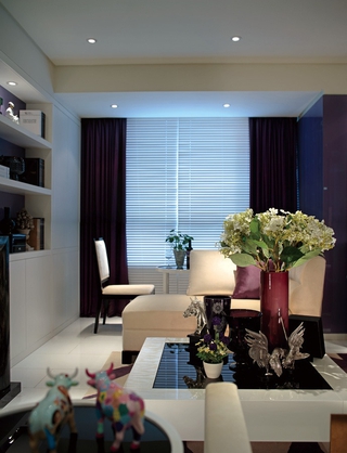 客厅窗帘装饰效果图 时尚现代家居