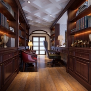 欧式古典家居住宅欣赏书房设计