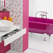 奇妙色彩打造混搭住宅欣赏洗手间