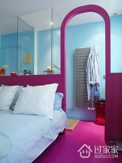 色彩斑斓混搭住宅欣赏卧室