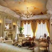 欧式风格奢华别墅欣赏客厅设计
