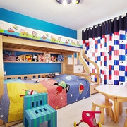 新古典两居室实景图欣赏儿童房