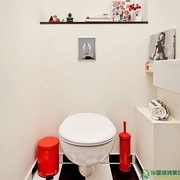 50平简约一居室欣赏卫生间照片墙