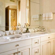 美式设计别墅效果赏析洗手台