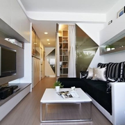 49平现代一居室欣赏客厅设计
