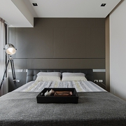 现代住宅设计效果床头背景墙