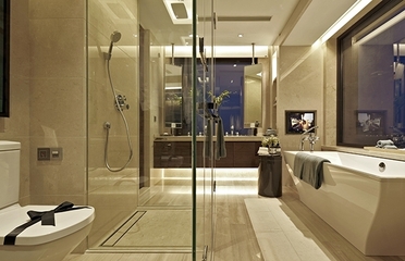 新古典奢华公寓效果图淋浴间