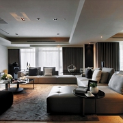 城市顶端现代公寓欣赏客厅设计