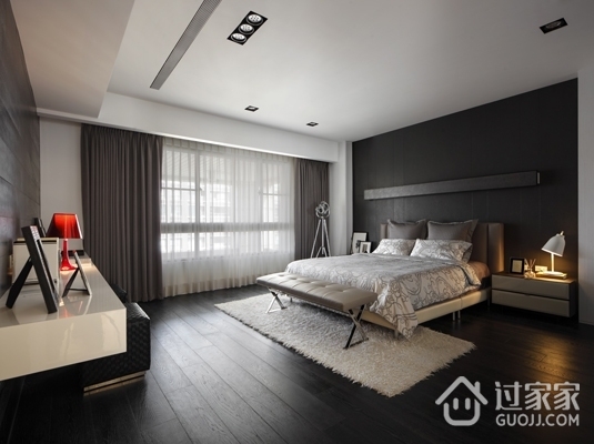 现代设计装饰住宅效果图欣赏卧室