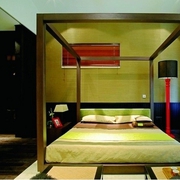 102平中式风格住宅欣赏卧室设计