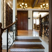 欧式别墅装饰效果图设计楼梯