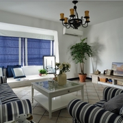 白色地中海住宅欣赏客厅设计
