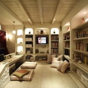 地中海风家居设计卧室读书区