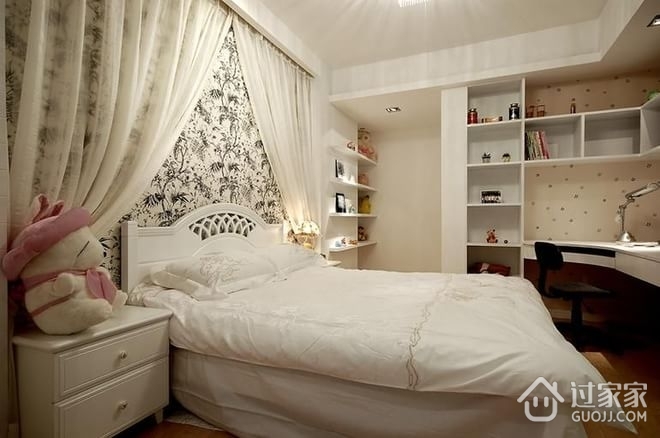 中式温馨别墅案例欣赏卧室效果