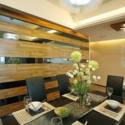 现代风格样板房餐桌设计