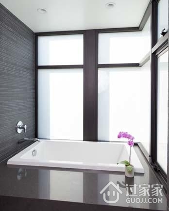 现代风格装饰别墅样板房效果浴缸