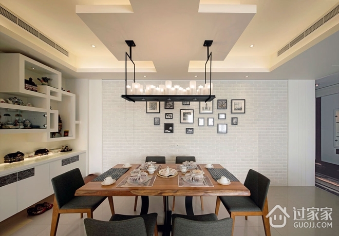 89平质感现代住宅欣赏餐厅