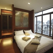 185平新中式样板房欣赏卧室陈设