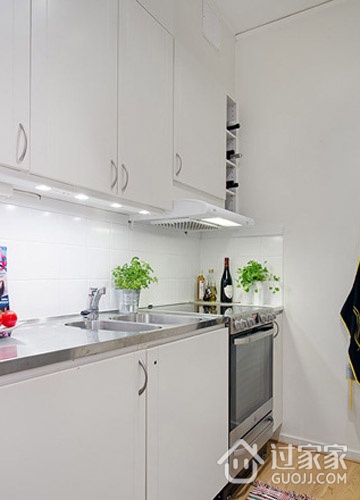 59平白色北欧住宅欣赏厨房设计