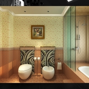 地中海风格设计样板房欣赏卫生间效果