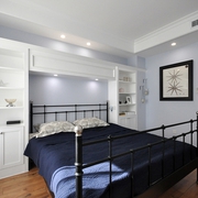 104平美式艺术住宅欣赏卧室设计