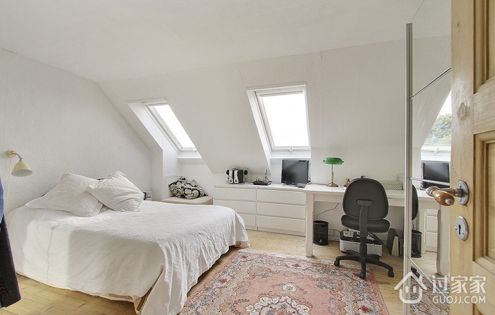 北欧风格设计效果卧室