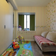 135平简约三居室欣赏儿童房飘窗
