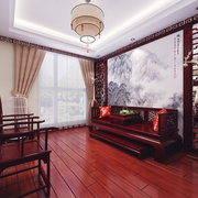中式古典别墅住宅欣赏休息厅设计