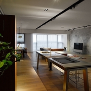现代风格白色住宅空间欣赏厨房过道