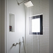 灰色空间现代住宅欣赏卫生间窗户